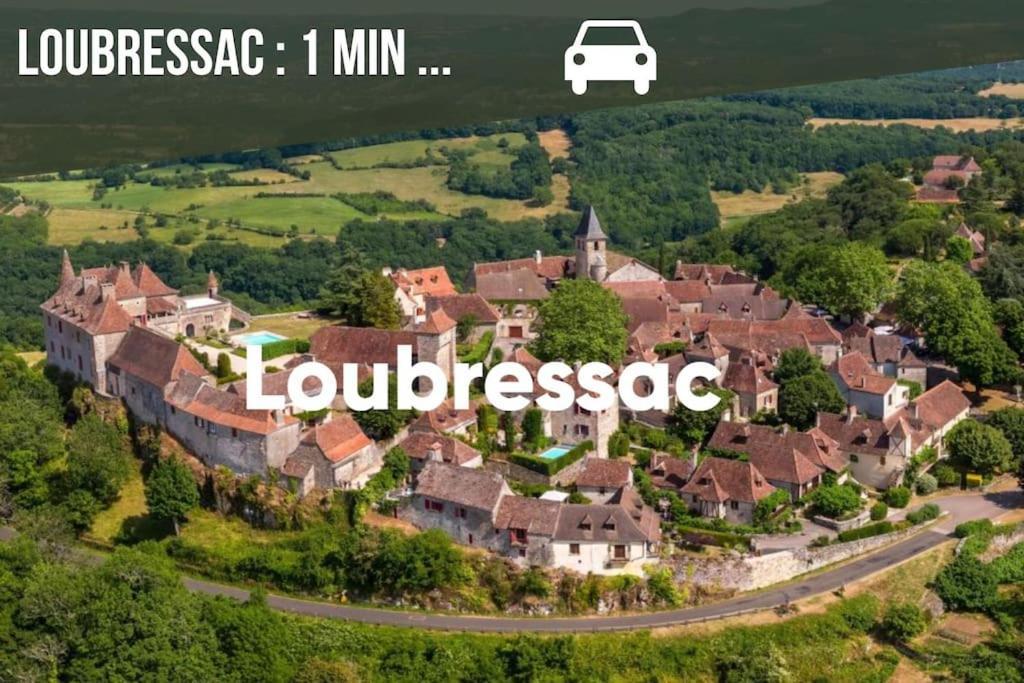 La Sagnarde, Maison En Pierre, Loubressac Екстер'єр фото