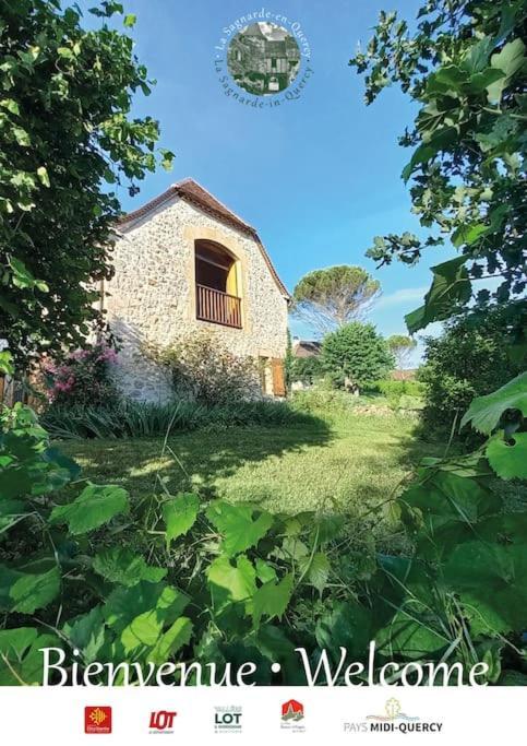 La Sagnarde, Maison En Pierre, Loubressac Екстер'єр фото