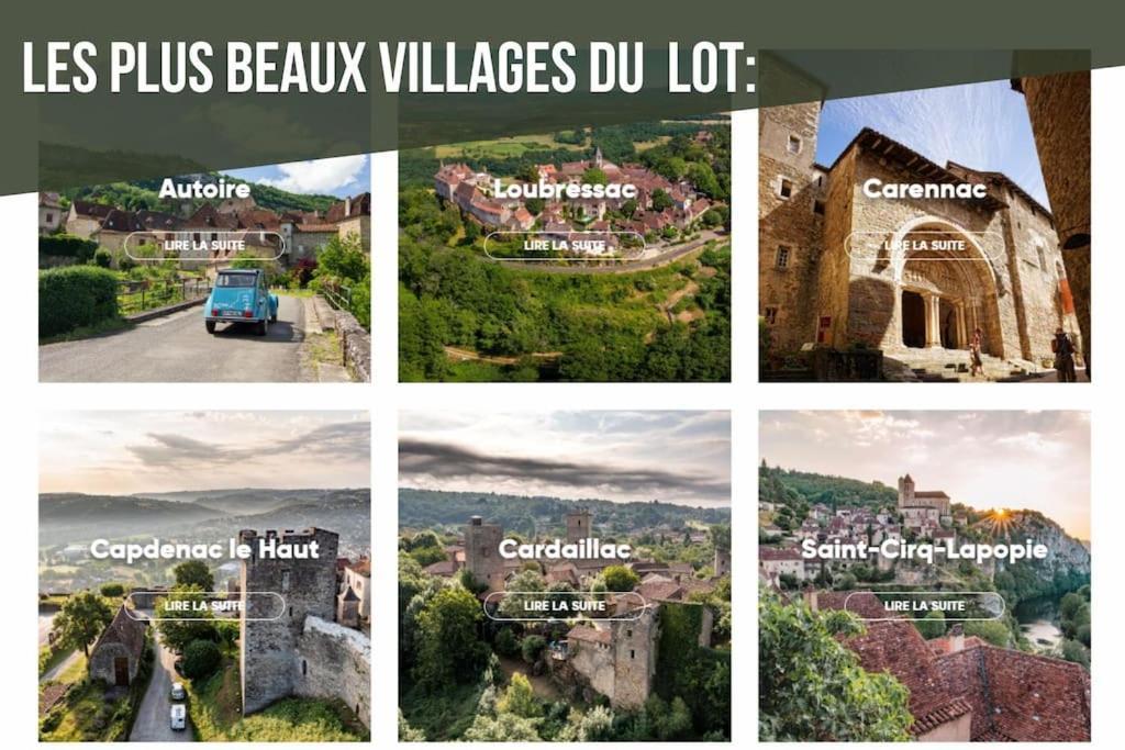 La Sagnarde, Maison En Pierre, Loubressac Екстер'єр фото